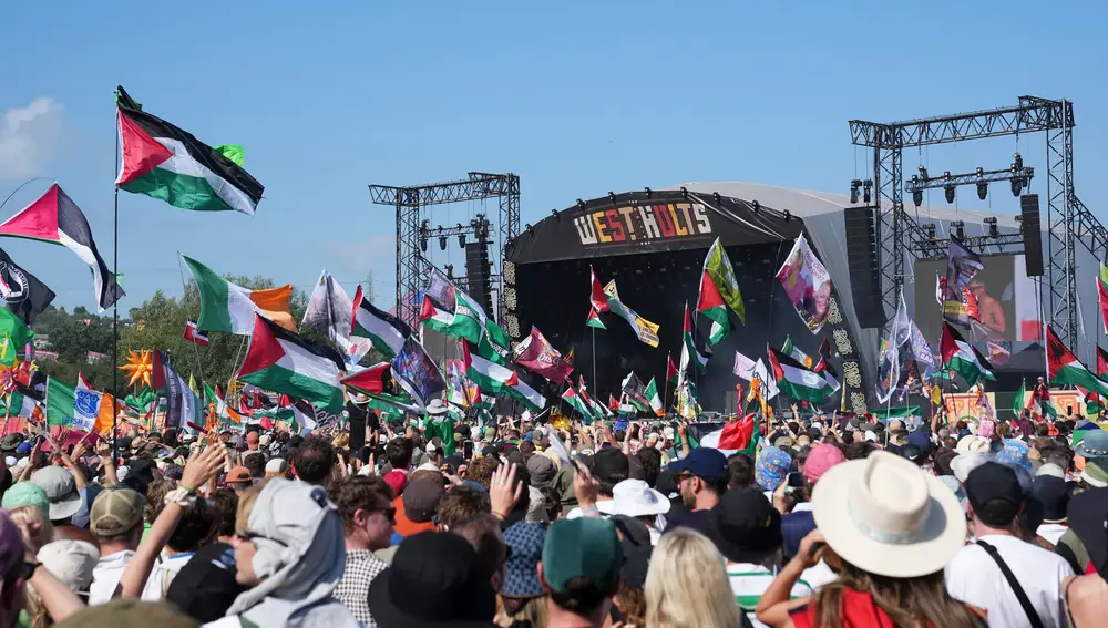 Britain Glastonbury Music Festival Day 4