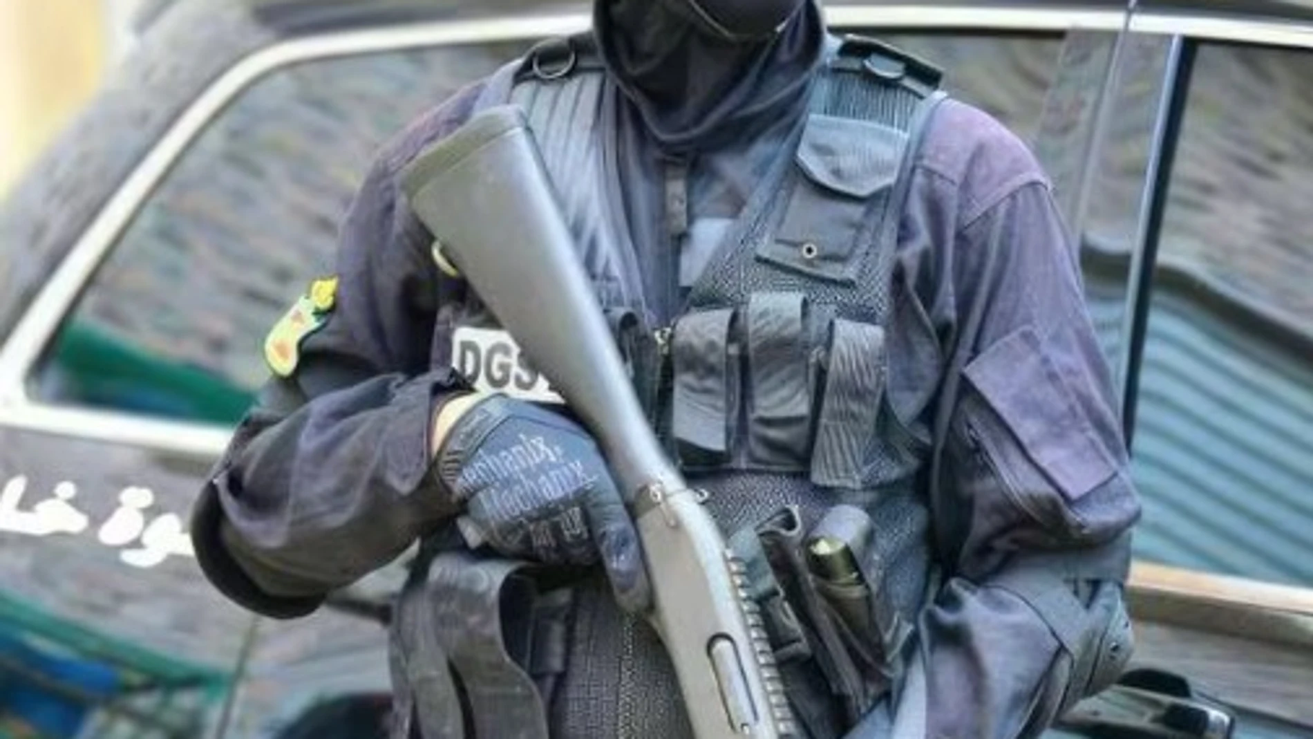 Agente operativo de la lucha antiterrorista marroquí