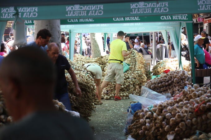 La Feria del Ajo de Zamora pone a la venta más de 800 toneladas 