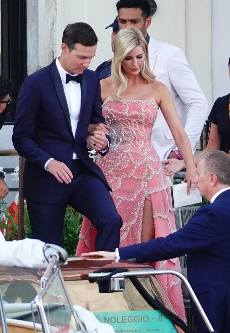 Ivanka Trump en la boda de Lauren Sánchez y Jeff Bezos en Venecia. 