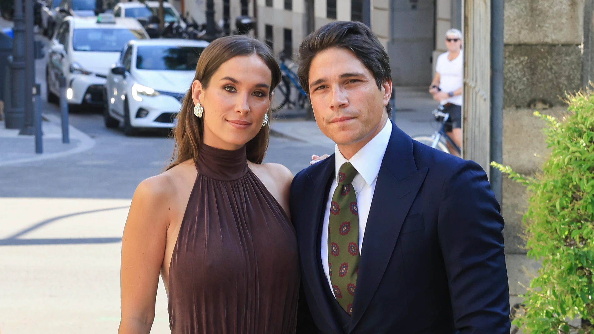 María Pombo y Pablo Castellano en la boda de Carla Vico y Álvaro González.