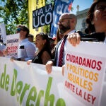 Concentración de jueces y fiscales frente al Tribunal Supremo