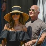 Lauren Sánchez y Jeff Bezos en Venecia.