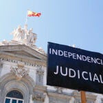 Concentraci—n en el Tribunal Supremo en defensa del poder judicial y la independencia del mismo.