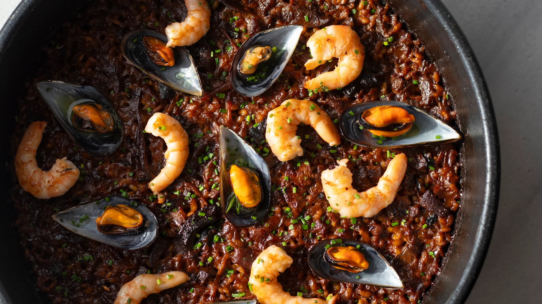 Arroz con langostinos restaurante Esquina