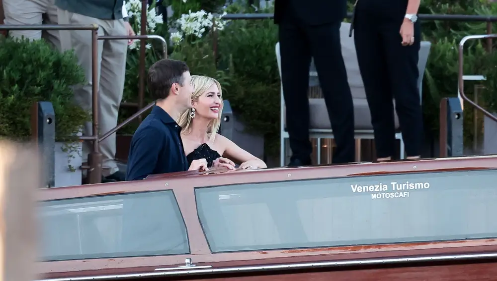 Ivanka Trump y su marido en Venecia
