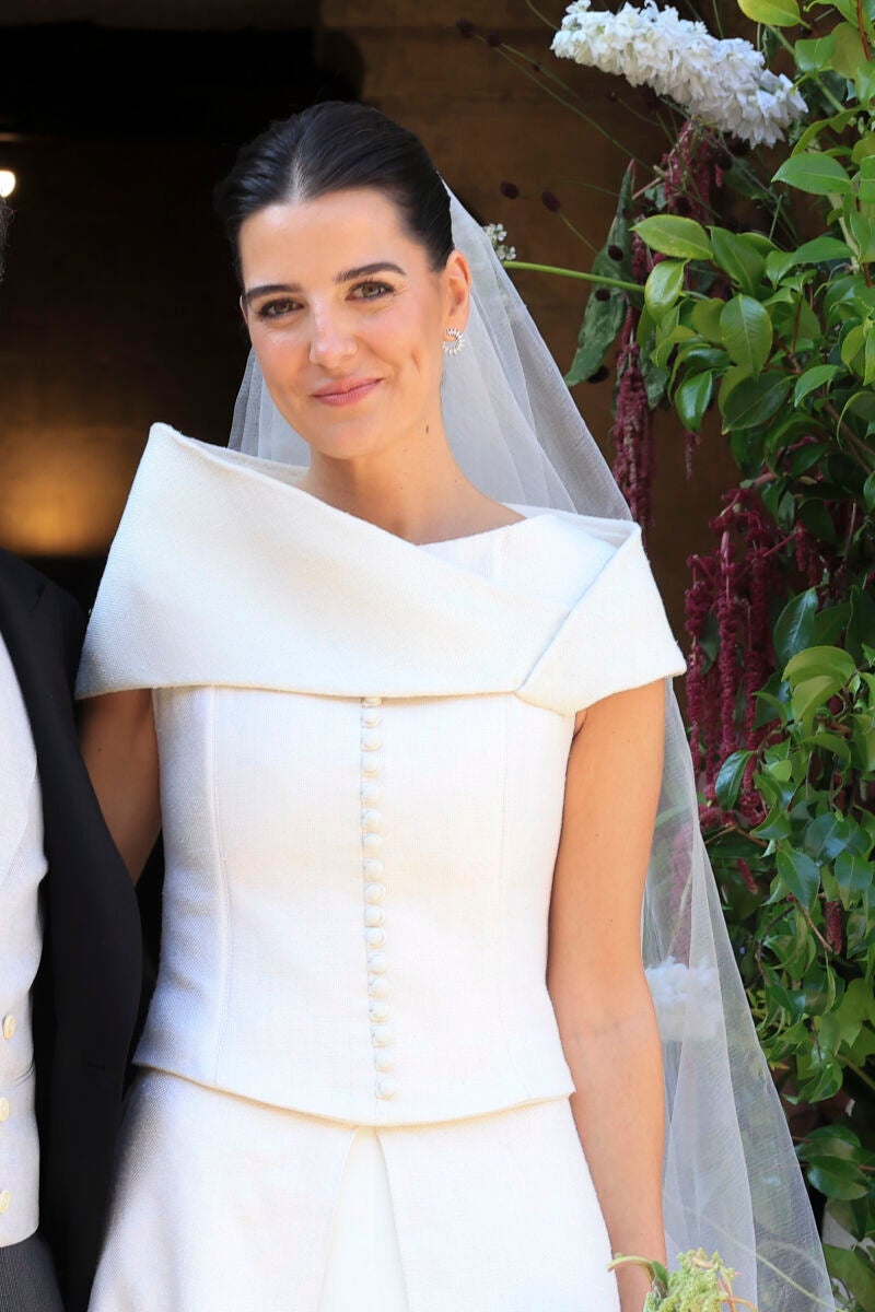 Ana de Miguel en su boda.