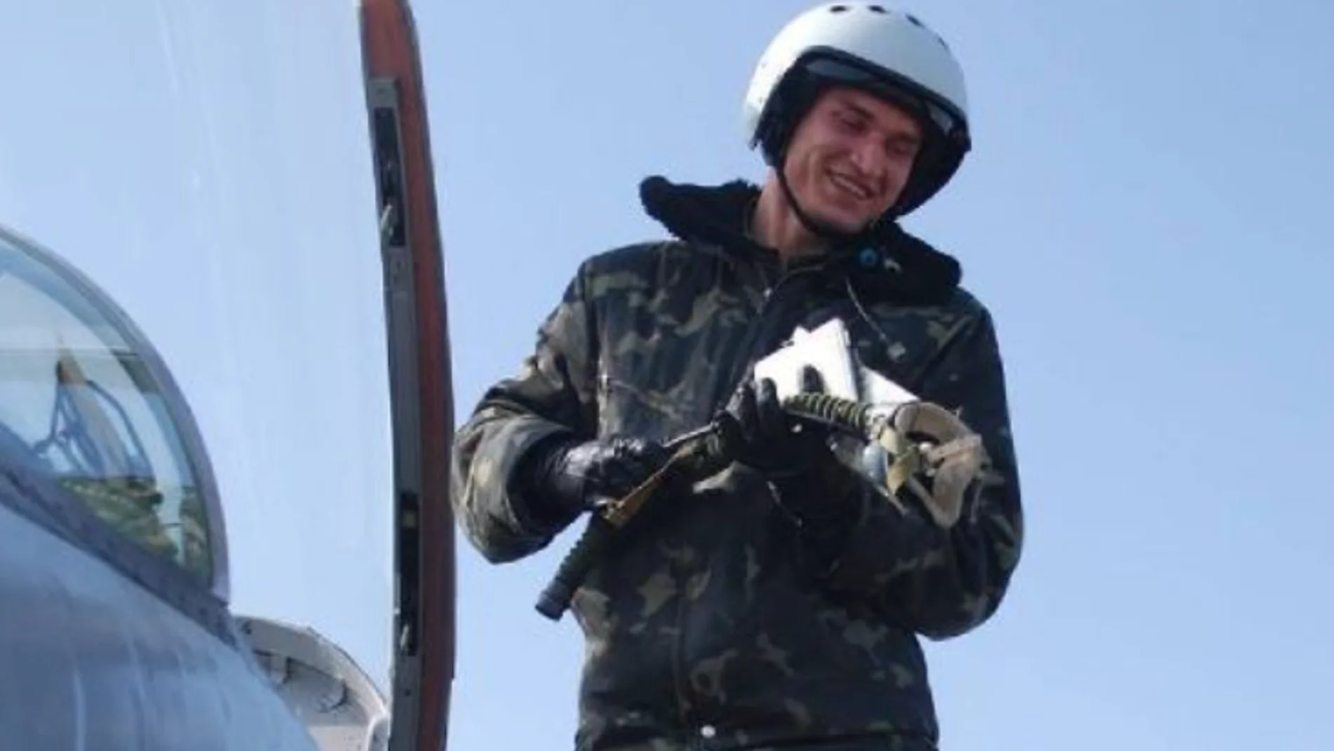 El piloto ucraniano Maksym Ustymenko
