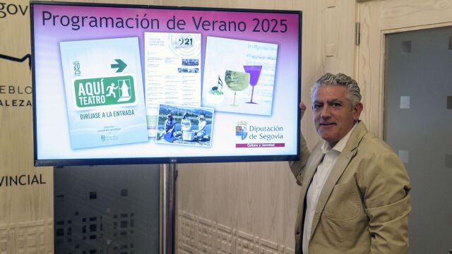 El vicepresidente primero y diputado de Cultura, Juventud y Deportes, José María Bravo, presenta la programación cultural