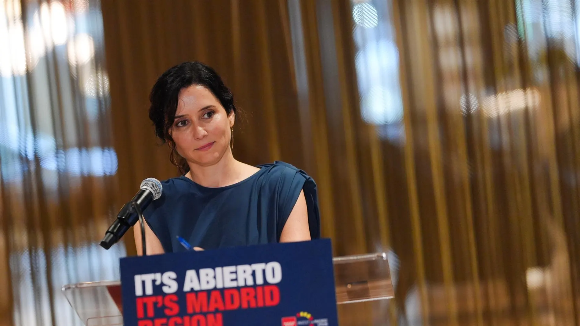 La presidenta de la Comunidad de Madrid, Isabel Díaz Ayuso