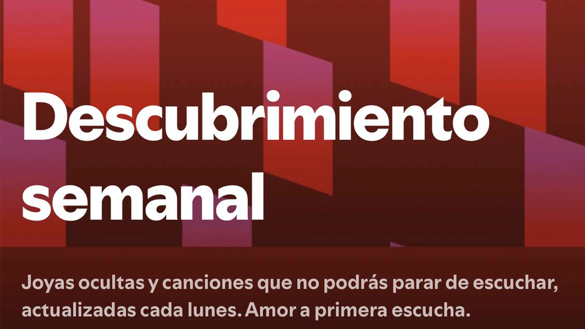 Descubrimiento semanal es la playlist de Spotify para descubrir música cada semana