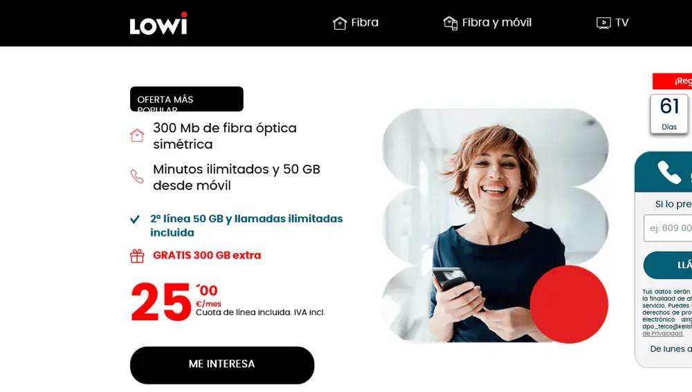 Por solo 25 euros al mes tienes todo esto