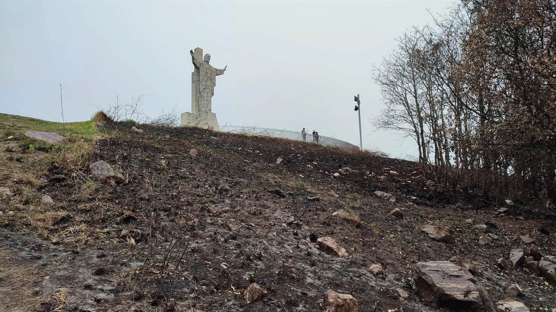 Piden 13 años de prisión para el acusado de provocar un incendio en el Naranco (Asturias) en 2023