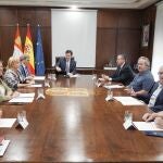 Fernández Mañueco se reúne con responsables de la provincia de Zamora
