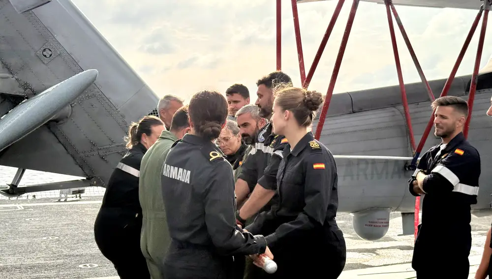 Princesa Leonor en el Blas de Lezo