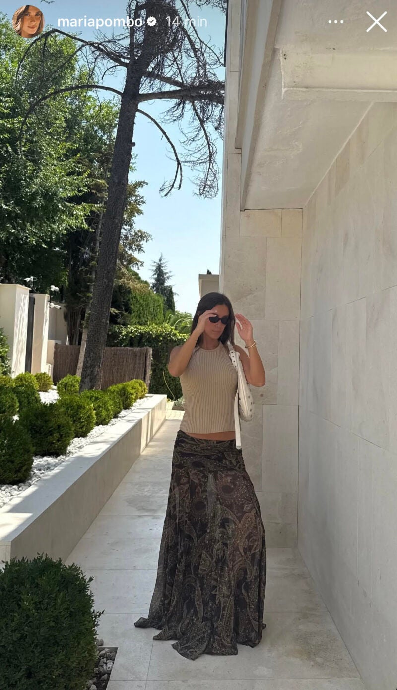 El look de María Pombo.