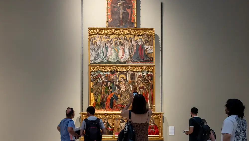 El "Retablo de los Reyes Magos", del Maestro de Perea