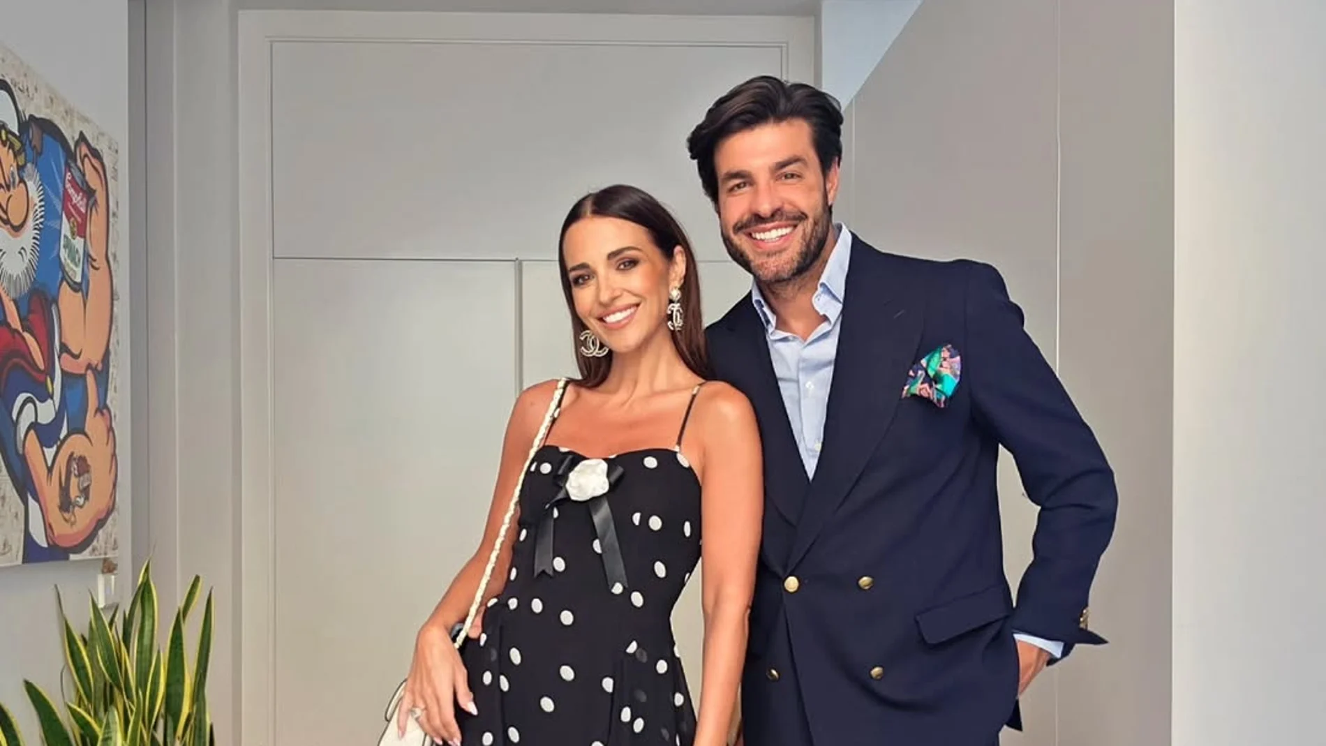 Paula Echevarría y Miguel Torres con looks para irse de cena.