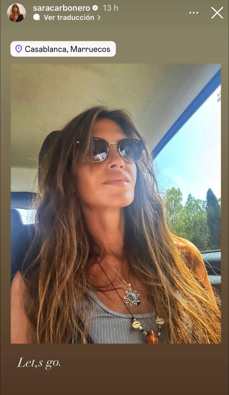 Sara Carbonero en Marruecos.