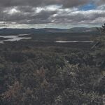 Zona del pico del Águila, en Molinos de Duero (Soria), donde se encuentra el campamento