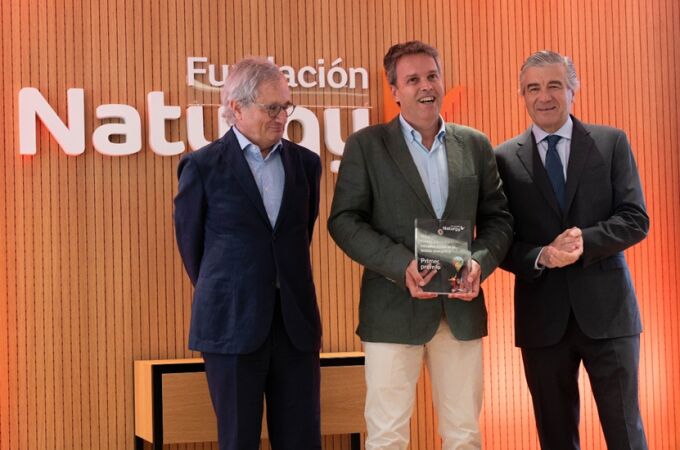 Momento de la entrega del premio