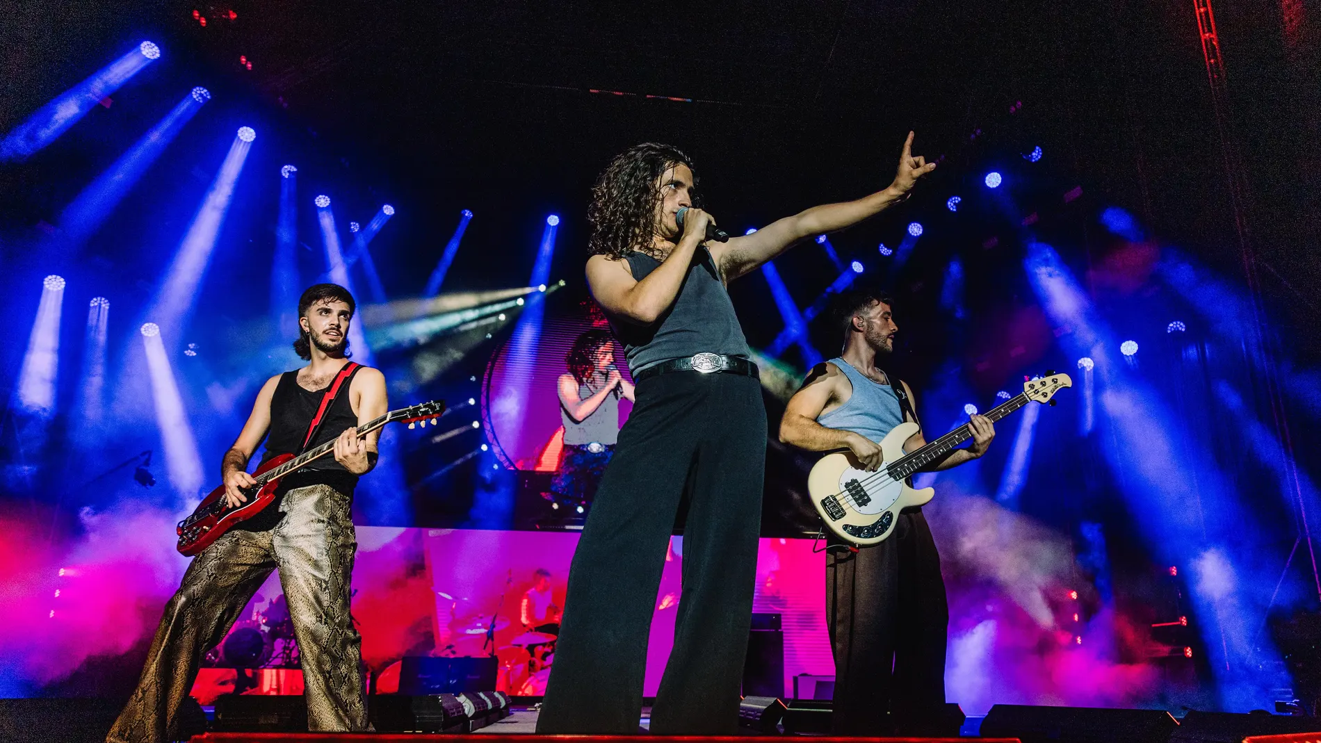La banda de rock cartagenera Arde Bogotá, durante el concierto que ofrecieron el viernes en su ciudad de origen