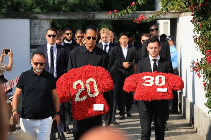 Funeral por Diogo Jota y su hermano