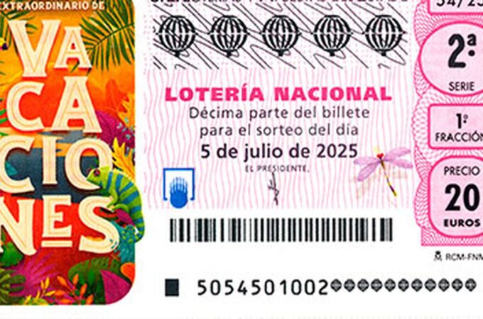 Sorteo Extraordinario de Vavaciones de hoy, sábado 5 de julio de 2025.
