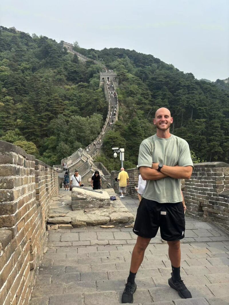 Daniel Arcau vive en China desde hace dos años