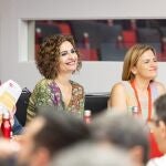 La vicesecretaria general del PSOE y líder del PSOE-A, María Jesús Montero, en el Comité Federal del PSOE.