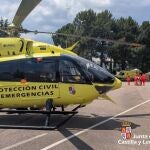 Sucesos.- Evacuan en helicóptero a una escaladora herida tras sufrir una caída en Los Galayos en Guisando (Ávila)