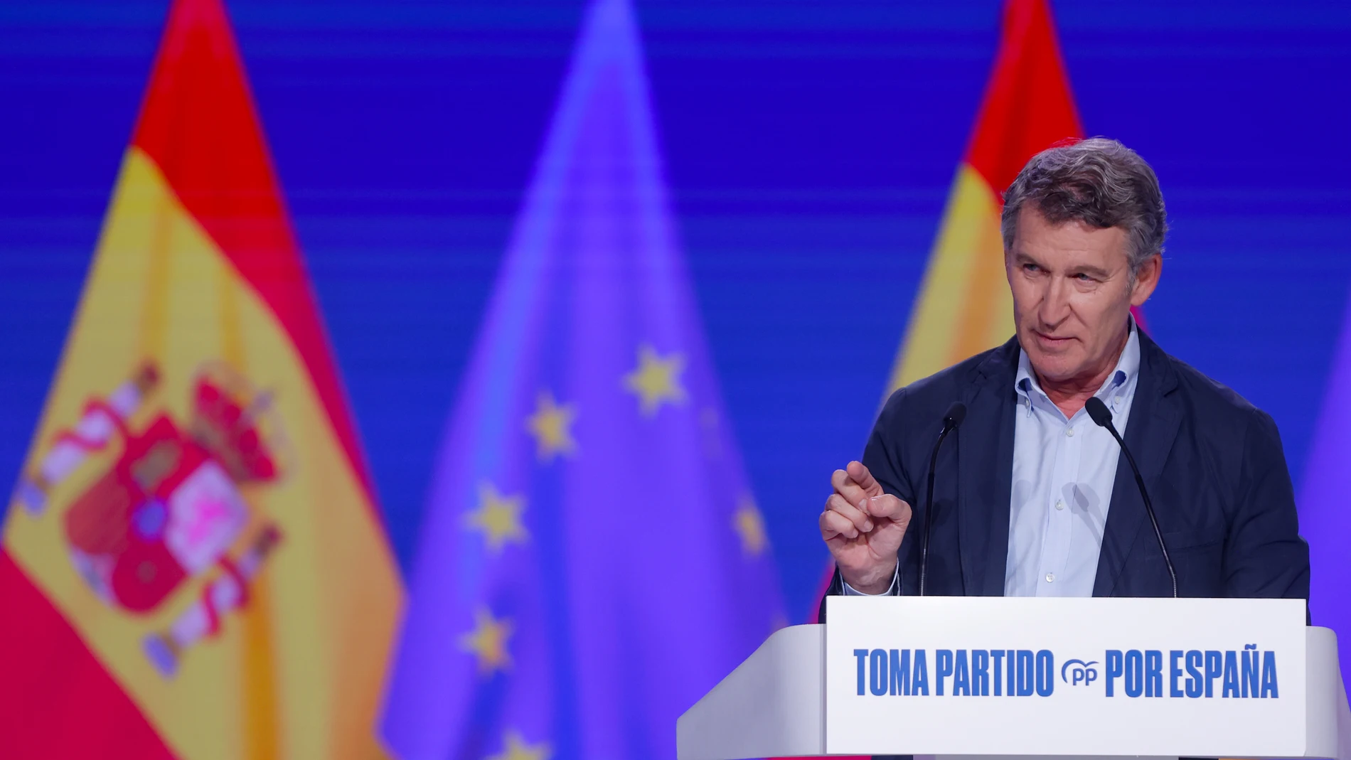 Intervención de Alberto Núñez Feijóo en la última jornada del 21 congreso nacional del Pp @ Gonzalo Pérez Mata