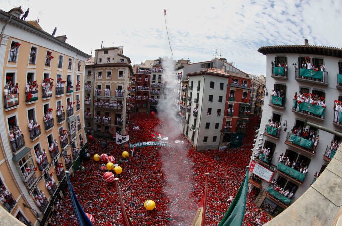 Todo listo para el comienzo de los Sanfermines