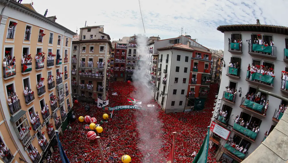 Todo listo para el comienzo de los Sanfermines