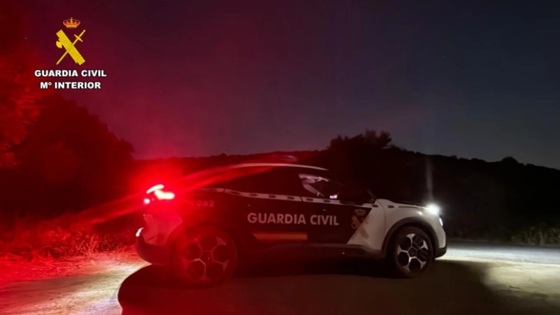 Vehículo de la Guardia Civil