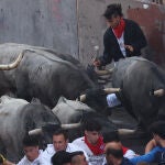 Vuelven a Pamplona los toros de José Escolar para el sexto encierro de los Sanfermines