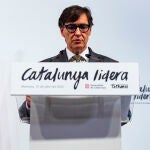 Salvador Illa pronuncia la conferencia "Cataluña lidera. Un modelo económico de prosperidad compartida"