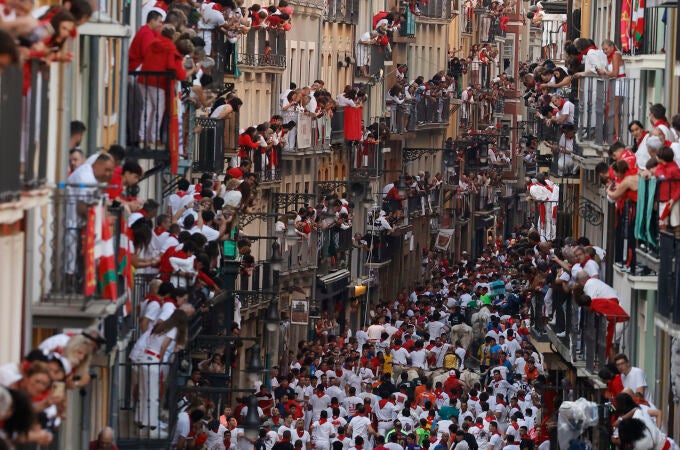 Vuelven a Pamplona los toros de José Escolar para el sexto encierro de los Sanfermines