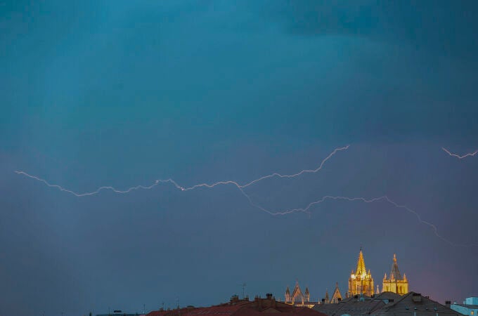 Tormenta veraniega en León