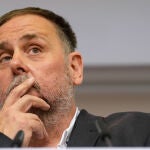 Rueda de prensa del presidente de ERC, Oriol Junqueras