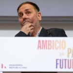 Rueda de prensa del presidente de ERC, Oriol Junqueras