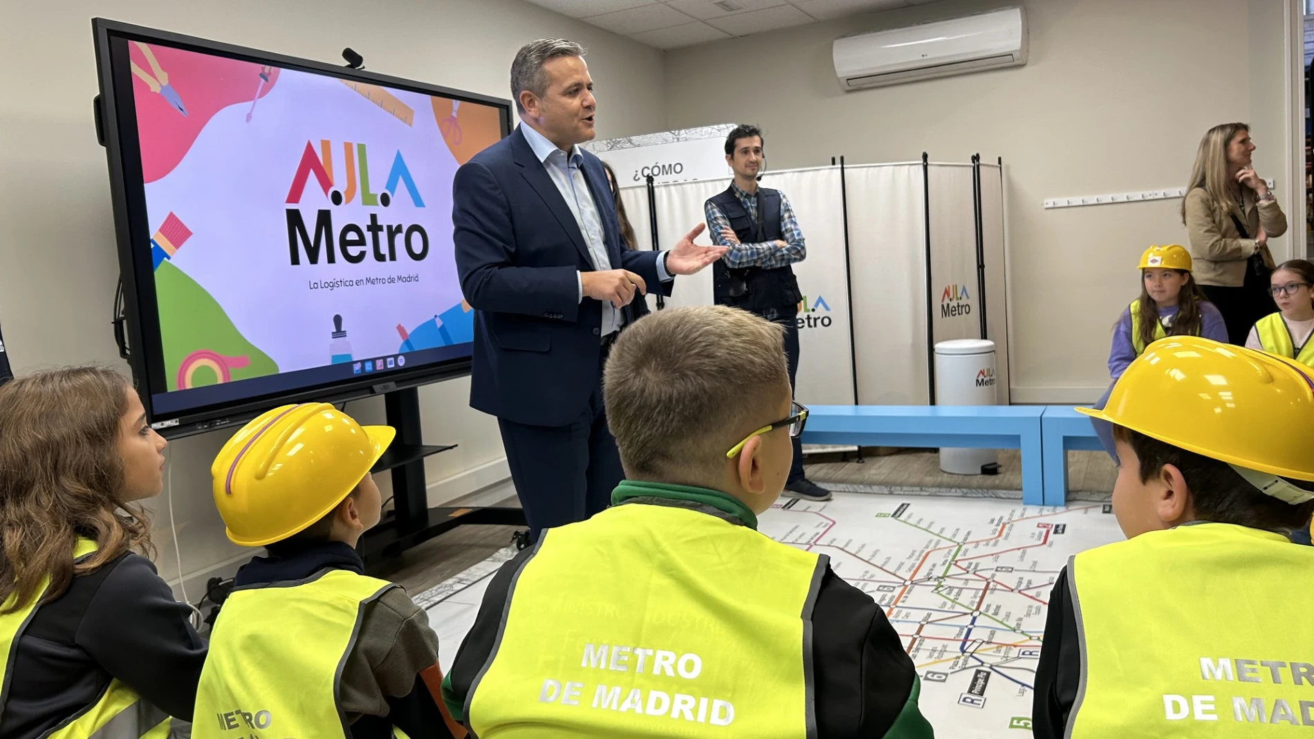 Madrid forma a más de 9.000 escolares en el uso responsable del Metro