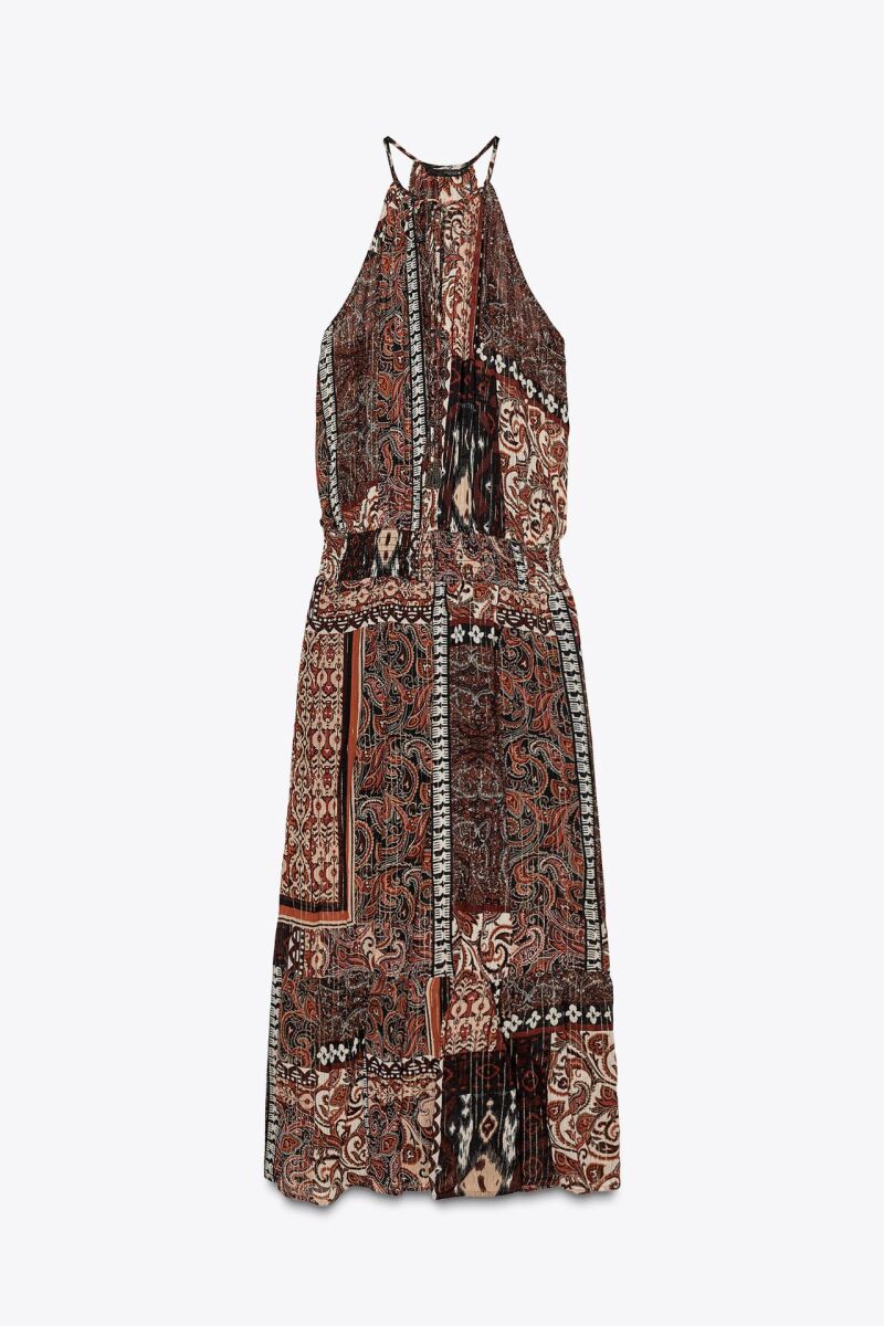 Vestido de volantes.