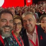 Alcorriz ,Chivite y Santos Cerdán
