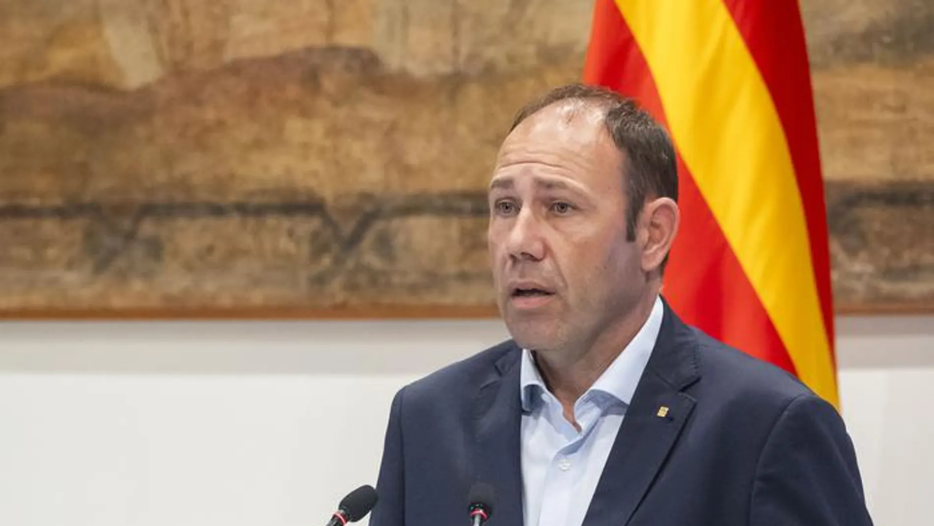 El conseller de deportes de la Generalitat, Berni Álvarez