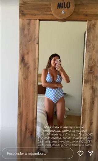Story de Marta Pombo en bikini