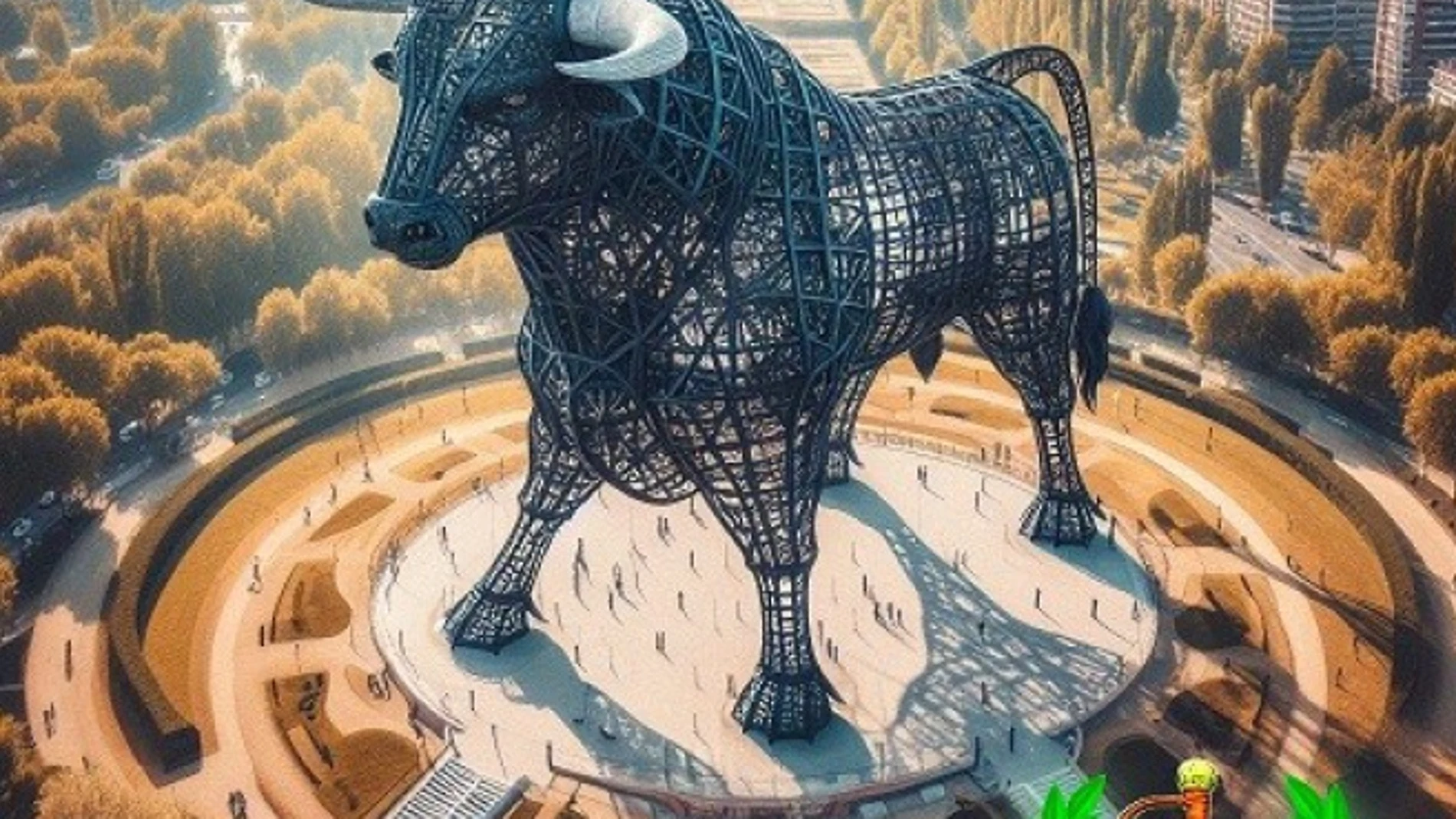 Imagen del proyecto de 'El Toro de España'. REMITIDA / HANDOUT por ACADEMIA ESPAÑOLA DE TAUROMAQUIA Fotografía remitida a medios de comunicación exclusivamente para ilustrar la noticia a la que hace referencia la imagen, y citando la procedencia de la imagen en la firma 17/07/2025