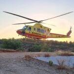 Imagen del rescate realizado por efectivos del Consorcio Provincial de Bomberos de Valencia en Chuilla.