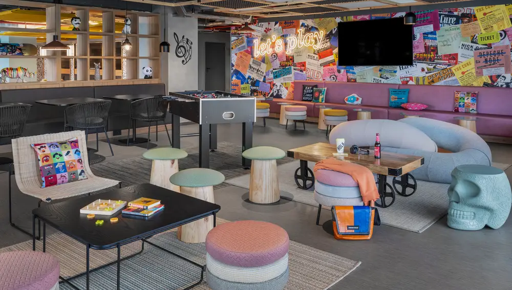 Imagen del interior del Hotel Moxy