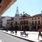 Plaza Mayor de Almadén (Ciudad Real).